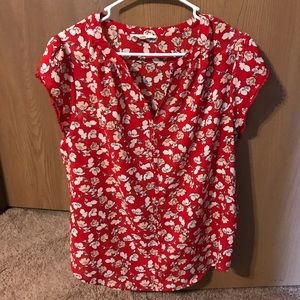 Fun2Fun Floral Red Blouse - XL - StitchFix